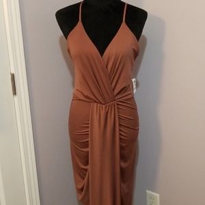 Make me an offer! mauve dress w/crossed straps